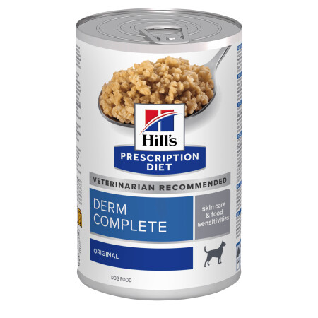 Hill's Prescription Diet Derm Complete Food Sensitivities Wet Dog Food 12x370g Hill's Prescription Diet Derm Complete Food Sensitivities Wet Dog Food 12x370g