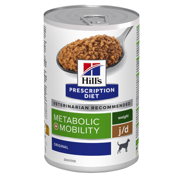 Hill's Prescription Diet Metabolic + Mobility Wet Dog Food Original 12x370g Can