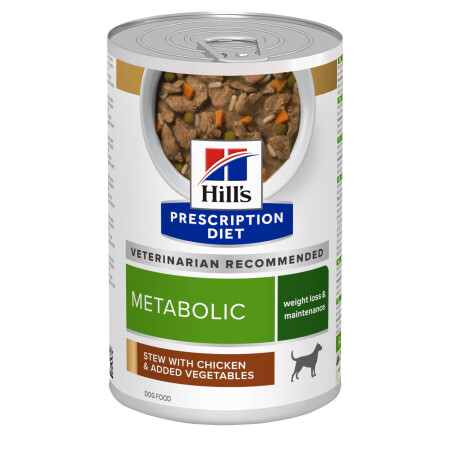 Hill's Prescription Diet Metabolic Weight Management Stew Dog Food 12x354g Can Hill's Prescription Diet Metabolic Weight Management Stew Dog Food 12x354g Can