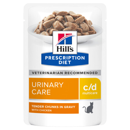 Hill's Prescription Diet c/d Multicare Urinary Care Wet Cat Food 12x85g Pouch Hill's Prescription Diet c/d Multicare Urinary Care Wet Cat Food 12x85g Pouch