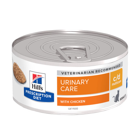 Hill's Prescription Diet c/d Multicare Urinary Care Wet Cat Food 24x156g Can Hill's Prescription Diet c/d Multicare Urinary Care Wet Cat Food 24x156g Can