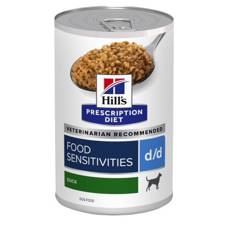 Hill's Prescription Diet d/d Food Sensitivities Wet Dog Food Duck 12x370g Can Hill's Prescription Diet d/d Food Sensitivities Wet Dog Food Duck 12x370g Can