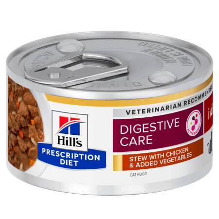 Hill's Prescription Diet i/d Digestive Care Stew Cat Food 24x82g Can Hill's Prescription Diet i/d Digestive Care Stew Cat Food 24x82g Can