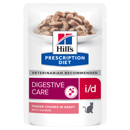Hill's Prescription Diet i/d Digestive Care Wet Cat Food 12x85g Pouch Hill's Prescription Diet i/d Digestive Care Wet Cat Food 12x85g Pouch