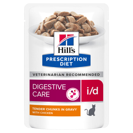 Hill's Prescription Diet i/d Digestive Care Wet Cat Food 12x85g Pouch Hill's Prescription Diet i/d Digestive Care Wet Cat Food 12x85g Pouch