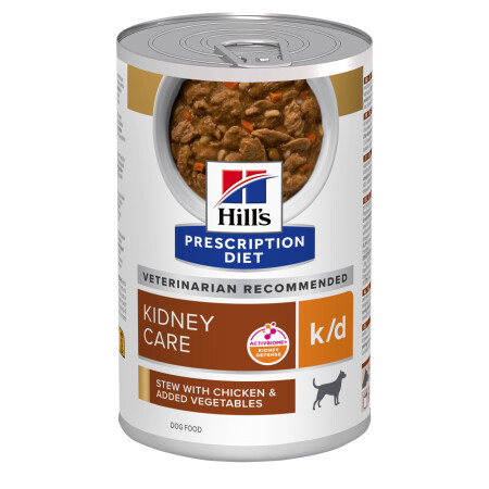 Hill's Prescription Diet k/d Kidney Care Stew Dog Food 12x354g Can Hill's Prescription Diet k/d Kidney Care Stew Dog Food 12x354g Can