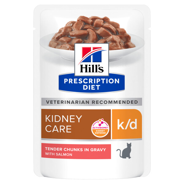 Hill's Prescription Diet k/d Kidney Care Wet Cat Food 12x85g Pouch