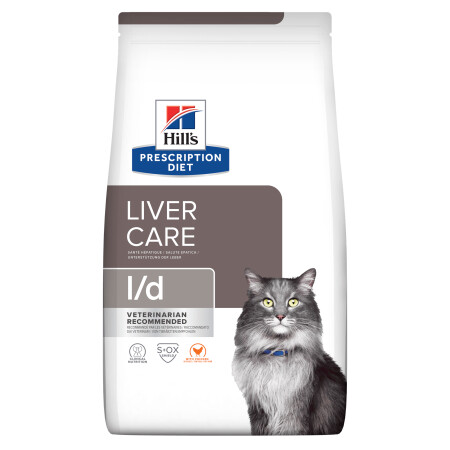 Hill's Prescription Diet l/d Liver Care Dry Cat Food 1.5kg Hill's Prescription Diet l/d Liver Care Dry Cat Food 1.5kg