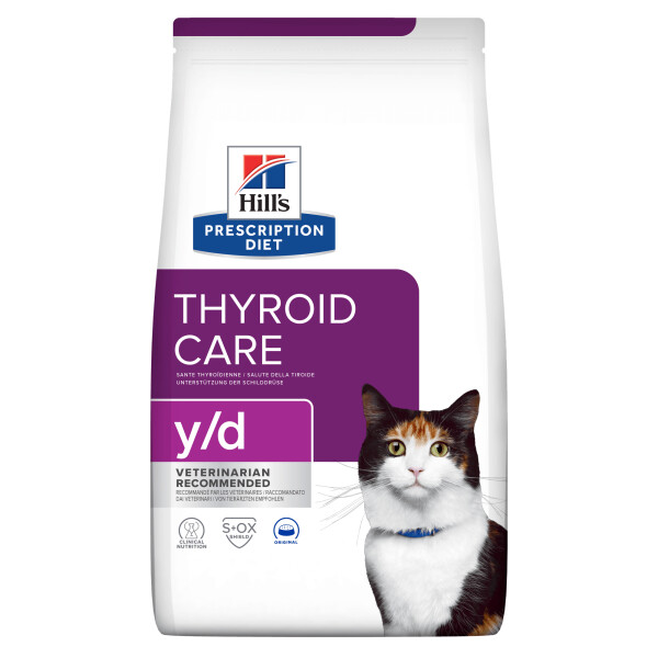 Hill's Prescription Diet y/d Thyroid Care Dry Cat Food 3kg