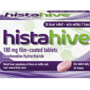 Histahive Fexofenadine 180mg 30 tablets Histahive Fexofenadine 180mg 30 tablets