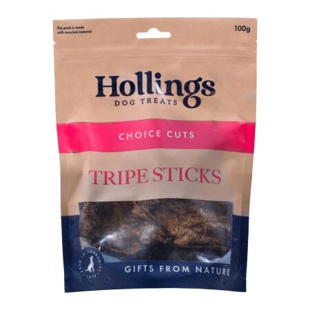 Hollings Tripe Sticks 100g Hollings Tripe Sticks 100g