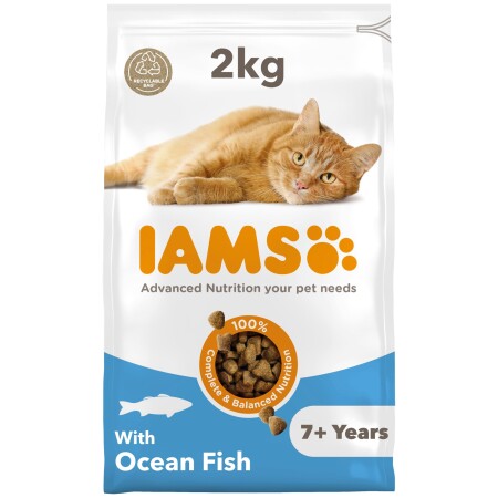Iams Vitality Senior Cat With Ocean Fish 2kg Iams Vitality Senior Cat With Ocean Fish 2kg