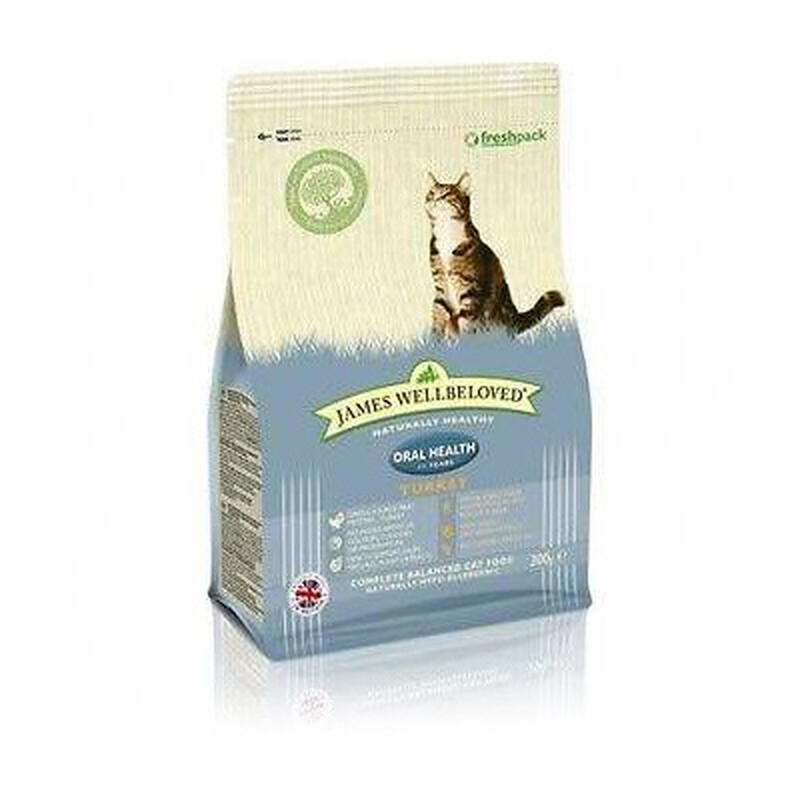 James Wellbeloved Cat Kibble Oralcare Turkey and Rice