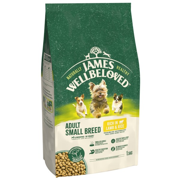 James Wellbeloved Dry Dog Adult Small Breed Lamb & Rice