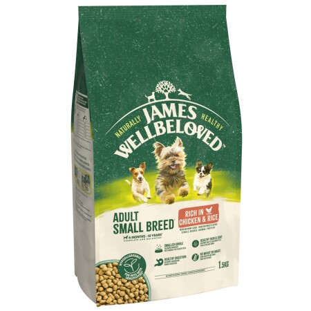 James Wellbeloved Dry Dog Adult Small Breed Chicken & Rice  James Wellbeloved Dry Dog Adult Small Breed Chicken & Rice