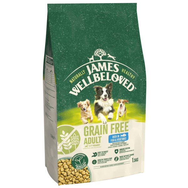 James Wellbeloved Dry Dog Grain Free Adult Fish & Veg