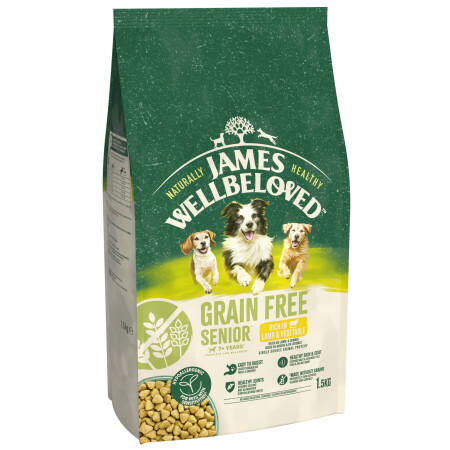 James Wellbeloved Dry Dog Grain Free Senior Lamb & Veg  James Wellbeloved Dry Dog Grain Free Senior Lamb & Veg