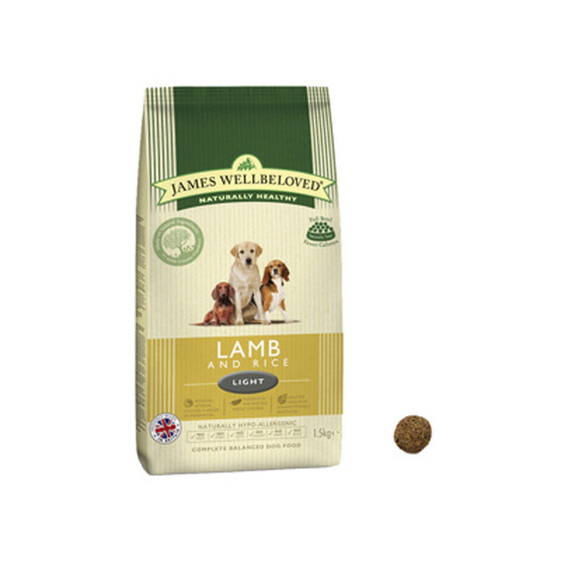 James Wellbeloved Light Kibble Lamb and Rice