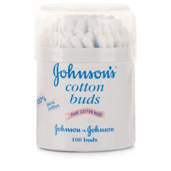 Babycare Johnson & Johnson Johnson's Cotton Buds - 100 Babycare Johnson & Johnson Johnson's Cotton Buds - 100
