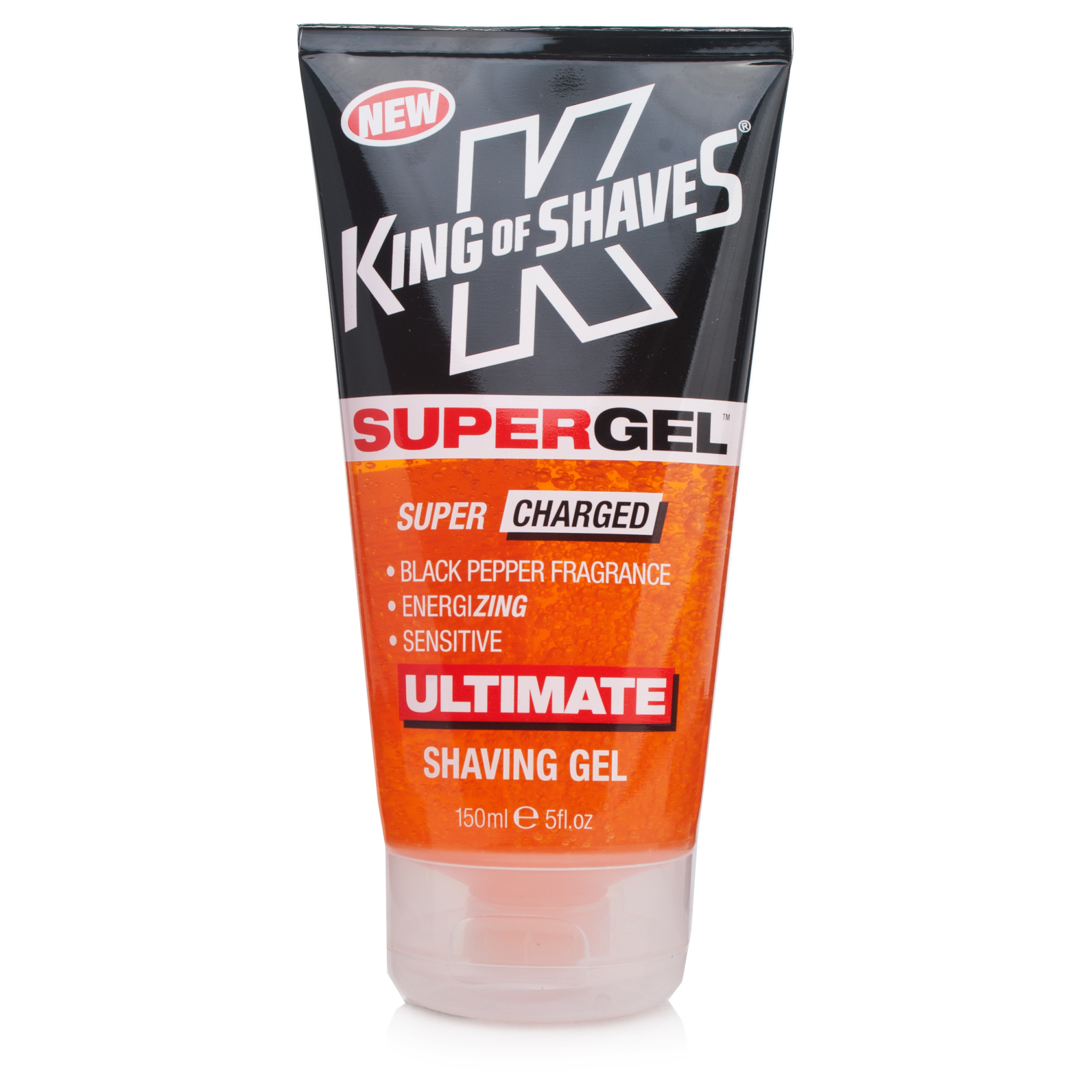 King of Shaves Super Gel Super Charged Shaving Gel Black Pepper
