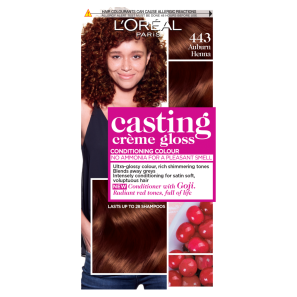 Buy L Oreal Paris Casting Creme Gloss 443 Auburn Henna Hair Dye 1 Kit
