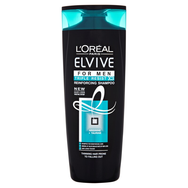 LOreal Elvive Triple Resist Men Shampoo 400ml