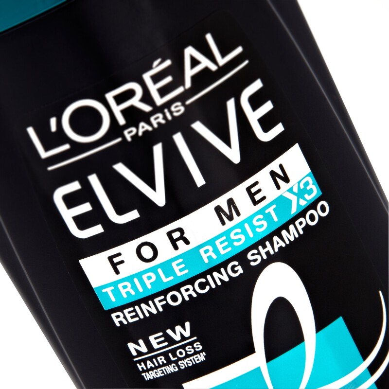 LOreal Elvive Triple Resist Men Shampoo 400ml