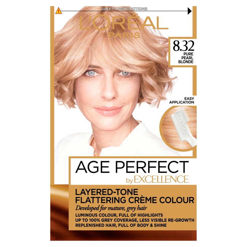 L'Oreal Paris Excellence Age Perfect Hair Colour 8.32 Pure Pearl Blonde