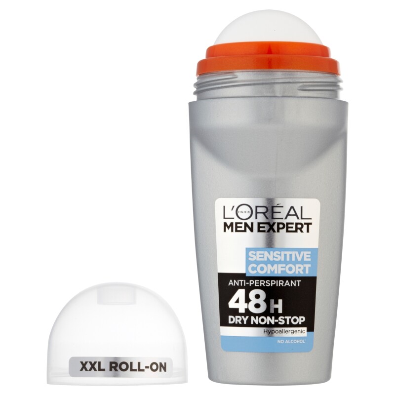 LOreal Paris Men Expert Sensitive Comfort 48H Anti-Perspirant Roll-On Deodorant