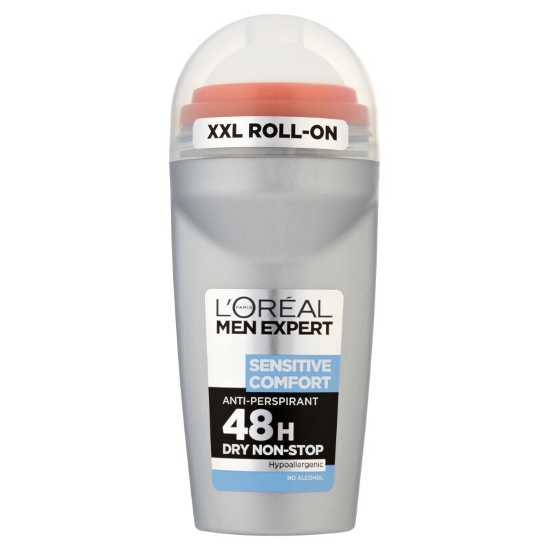 LOreal Paris Men Expert Sensitive Comfort 48H Anti-Perspirant Roll-On Deodorant