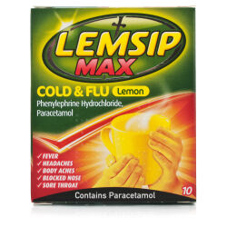 Lemsip Max Cold & Flu Lemon Sachets