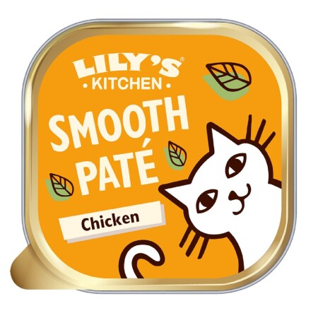 Lily's Kitchen Adult Cat Food Smooth Chicken Pate 85g x 19 Lily's Kitchen Adult Cat Food Smooth Chicken Pate 85g x 19