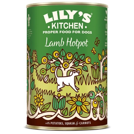 Lily's Kitchen Adult Dog Food Wet Dog Food Tin Lamb Hotpot 400g x 6 Lily's Kitchen Adult Dog Food Wet Dog Food Tin Lamb Hotpot 400g x 6