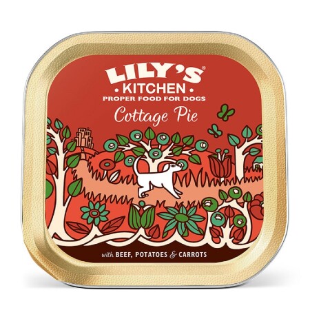 Lily's Kitchen Adult Wet Dog Food  Tray Cottage Pie 150g x 10 Lily's Kitchen Adult Wet Dog Food  Tray Cottage Pie 150g x 10