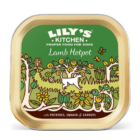 Lily's Kitchen Adult Wet Dog Food Tray Lamb Hotpot 150g x 10 Lily's Kitchen Adult Wet Dog Food Tray Lamb Hotpot 150g x 10