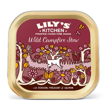 Lily's Kitchen Adult Wet Dog Food Tray Wild Campfire Stew 150g x 10 Lily's Kitchen Adult Wet Dog Food Tray Wild Campfire Stew 150g x 10