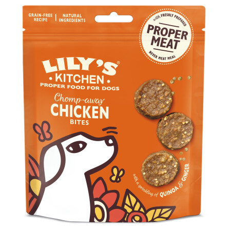 Lilys Kitchen Chicken Bites for Dogs 70g Lilys Kitchen Chicken Bites for Dogs 70g