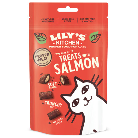 Lilys Kitchen Salmon Treat for Cats 60g Lilys Kitchen Salmon Treat for Cats 60g