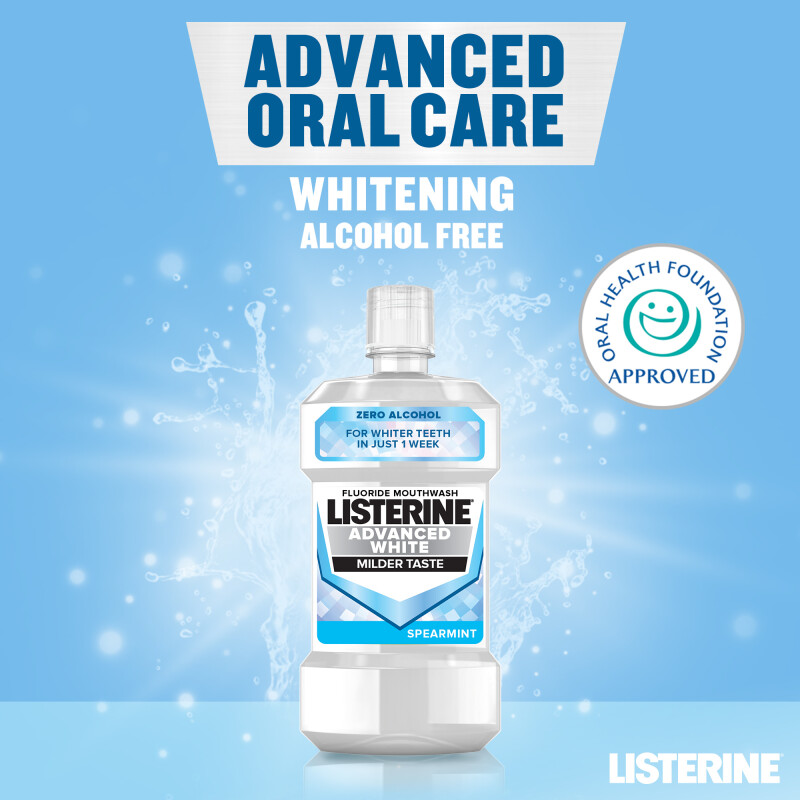 Listerine Advanced White Mouthwash Spearmint