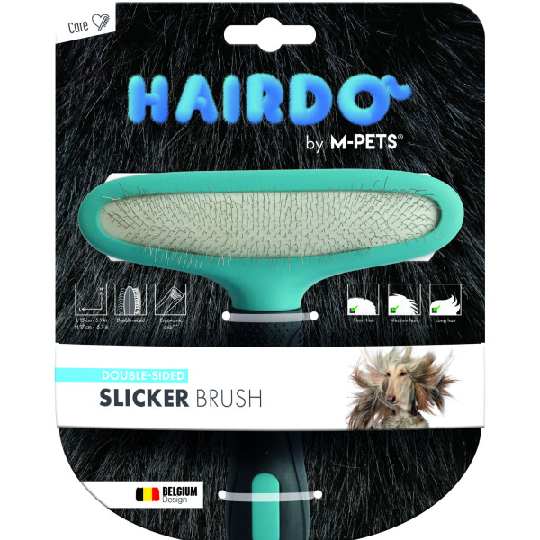 M-PETS Hairdo Double-Sided Slicker Brush