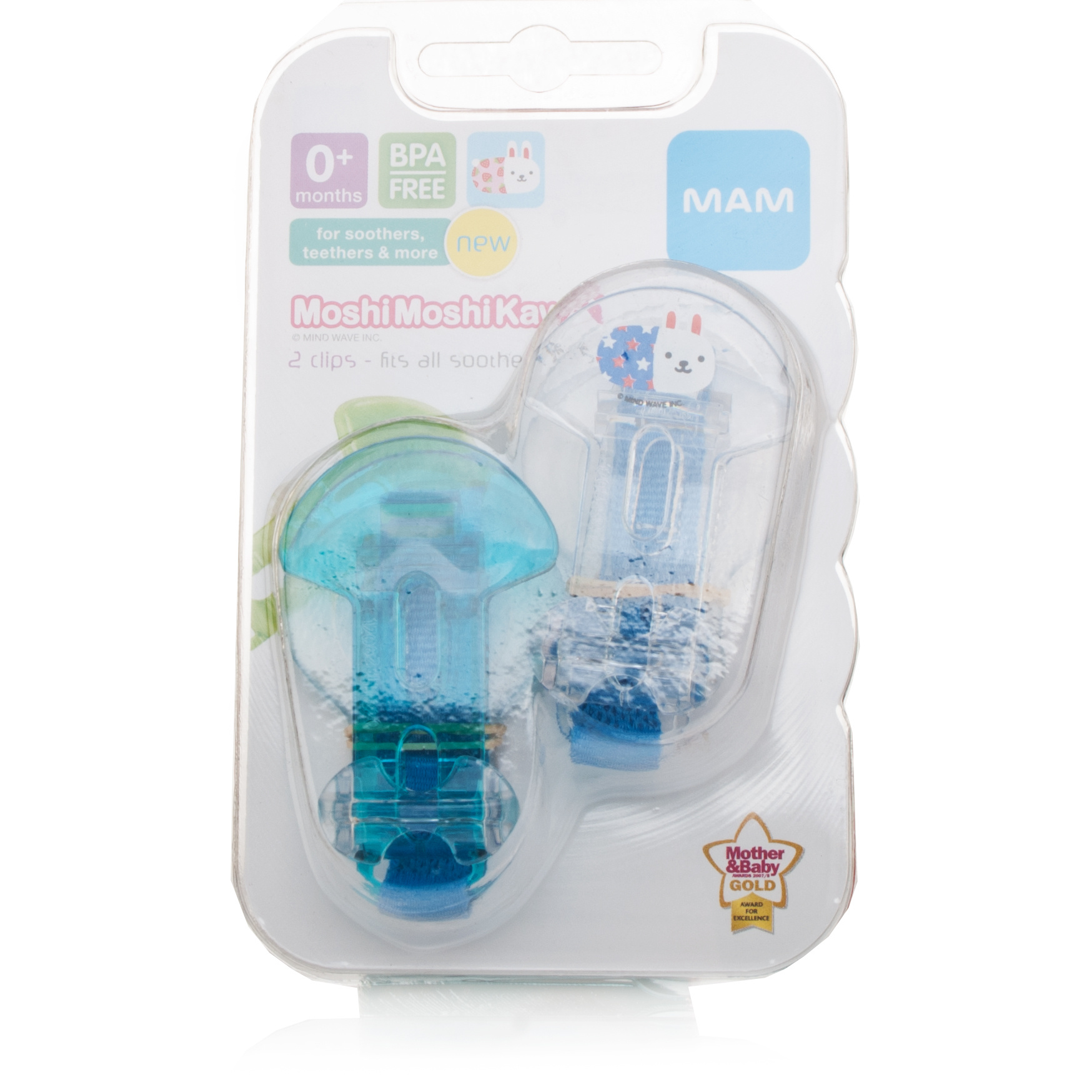 MAM Moshi Monster Soother Clips Boys Chemist Direct