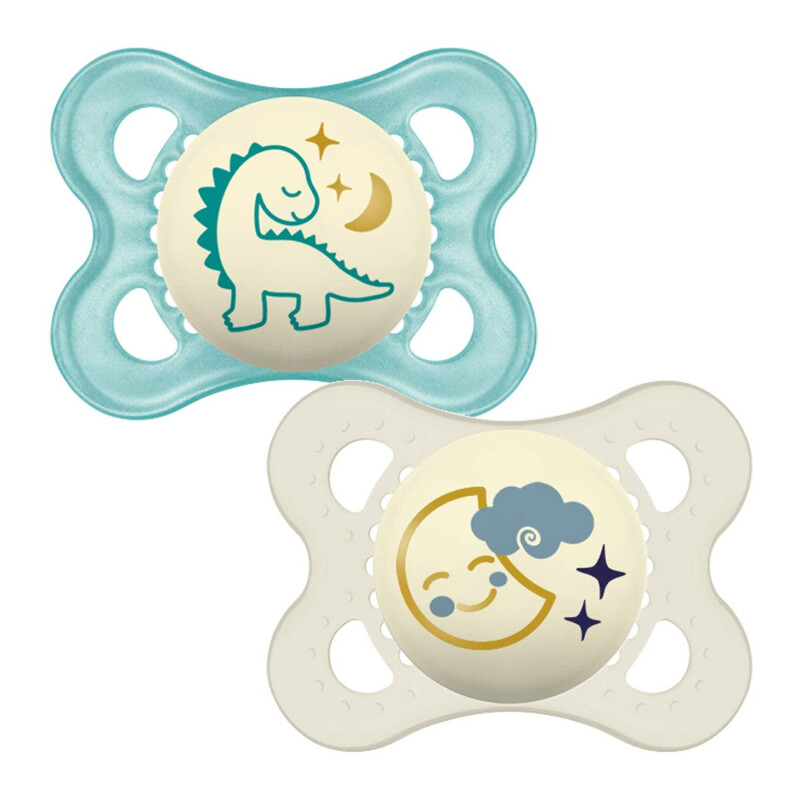 MAM Night 0+M Soother - Blue