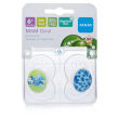 Mam Clear Soothers 6+ Months Blue Mam Clear Soothers 6+ Months Blue