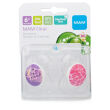Mam Clear Soothers 6+ Months Pink Mam Clear Soothers 6+ Months Pink