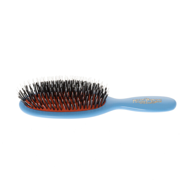 Mason Pearson Hair Brush BN4 Pocket (Bristle and Nylon) - Blue