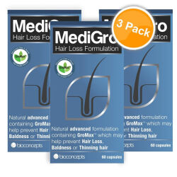 Medigro Hair Loss Treatment Triple Pack