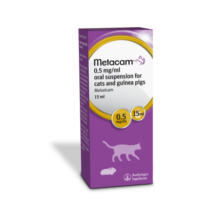 Metacam Oral Suspension for Cats and Guinea Pigs 15ML Metacam Oral Suspension for Cats and Guinea Pigs 15ML