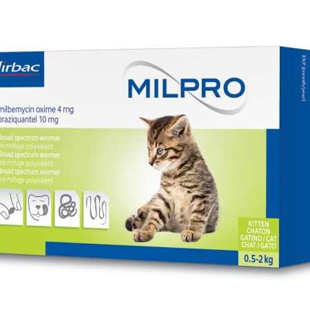 Milpro Worming Tablets for Cats  Milpro Worming Tablets for Cats