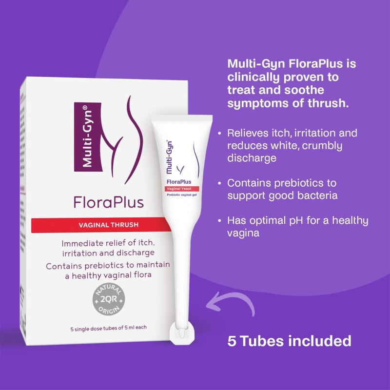 Multi-Gyn FloraPlus Vaginal Thrush Treatment Gel