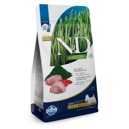Farmina N&D Spirulina Lamb Adult Mini 2 Kg Farmina N&D Spirulina Lamb Adult Mini 2 Kg